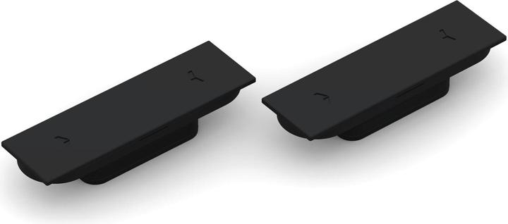 Produktbild Rieffel Türmagnet Magnotica Pro SE, 73 x 22 mm, Abdeckkappe rechteckig, Zamak schwarz