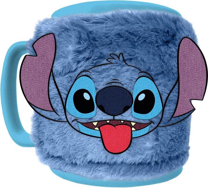 Actual product image Pyramid Lilo & Stitch fuzzy mug Stitch (440 ml, 1 x)