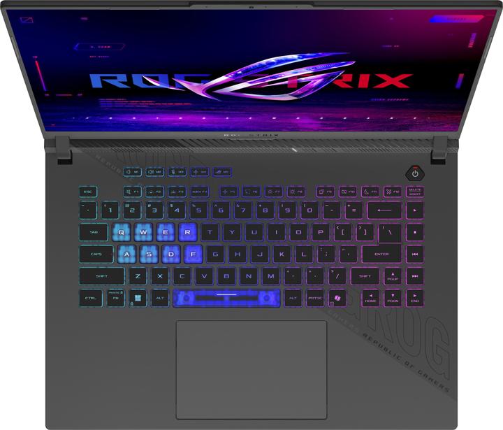 Actual product image ASUS ROG Strix G16 RTX 5070 Ti (16", AMD Ryzen 9 8940HX, 32 GB, 1000 GB, DE)