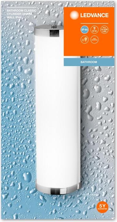 Actual product image Ledvance Bathroom Wall Luminaire IP44 E14 (E14)