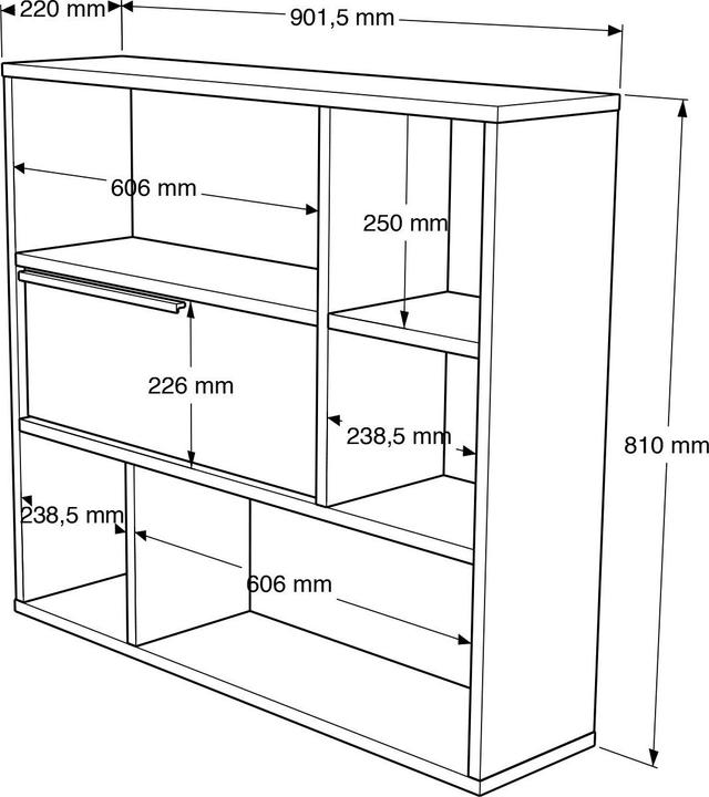 Productafbeelding Skye Decor Wandplank (90 x 81 x 22 cm)