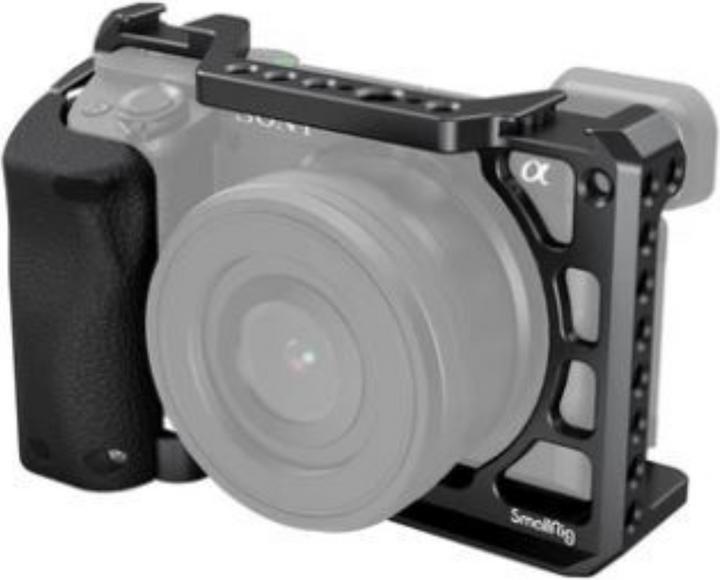 Image du produit SmallRig Cage avec poignée en silicone pour Sony A6100/A6300/A6400 Camera 3164 (Cage)