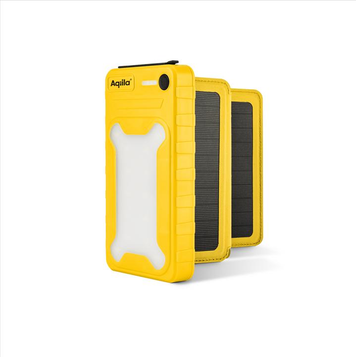 Immagine prodotto Aqiila Powerbird BS10 - powerbank solare da 10000 mAh (10000 mAh, 20 W, 37 Wh)