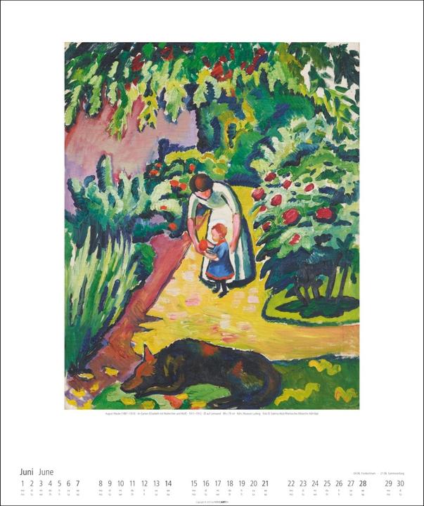 Produktbild Der Blaue Reiter Kalender 2026 (46 x 55 cm, Deutsch, Englisch)