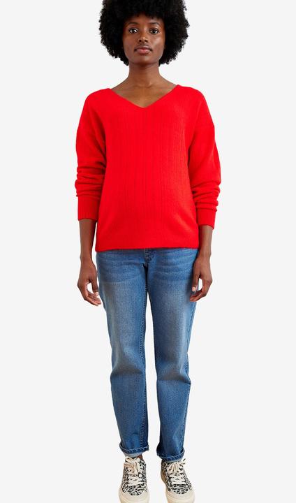 Actual product image Vertbaudet Umstands-Jeans mit geradem Bein und nahtlosem Einsatz am Bauch (Frequency band 38 (2600 MHz))