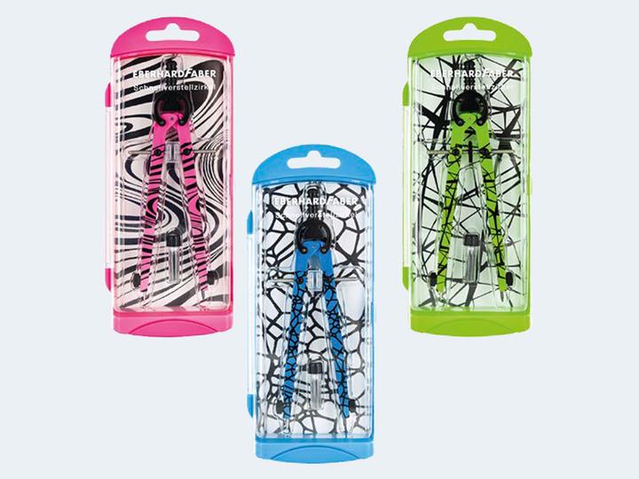 Quick setting compasses neon assorted colours
