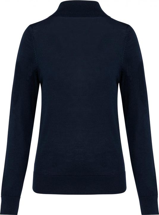 Kariban Merino-Pullover mit Rollkragen, Damen