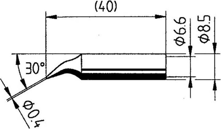 Actual product image Soldering Tip Pencil 842 Id (Soldering tip)