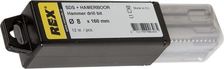 Image du produit Hamerboor - 8 mm x 50/110 mm - 12 Stücke - für Beton und Stein - für SDS -plus -Bohrkopf (8 mm)