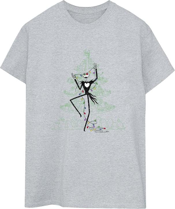 Disney The Nightmare Before Christmas Tree Green TShirt (M)