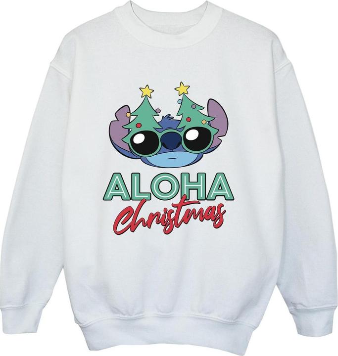 Disney Lilo And Stitch Christmas Tree Shades Sweatshirt Jungen