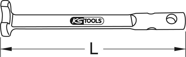 Actual product image KS Tools BRONZEplus claw spanner without pivot pin 29 mm (29 mm)