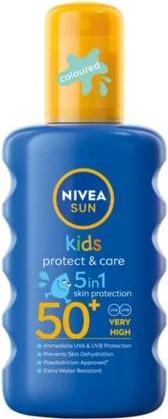 Actual product image NIVEA Sun Kids Protect & Care Sun Protective Moisturiser For Children Spf50 200Ml (Sun spray, SPF 50, 200 ml)
