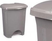 Image du produit Arte Regal poubelle à pédale en plastique 10l gris (10 l)