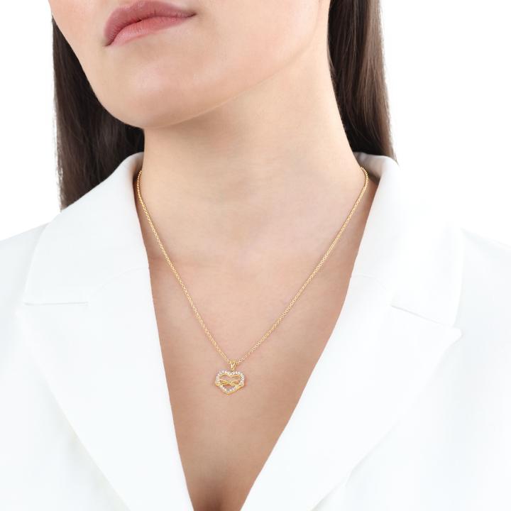 Immagine prodotto S.Oliver Collana da donna, argento 925, zirconi sintetici. | Infinito/Amore (Argento 925)