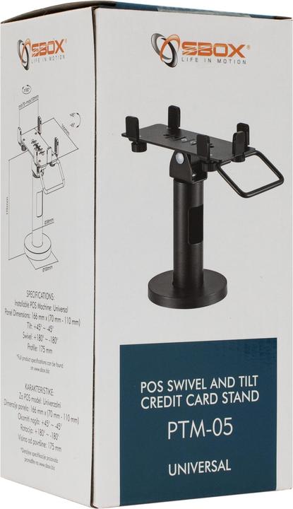 Produktbild Sbox PTM-05 POS Swiwel Credit Card Stand Universal