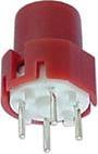 Produktbild Velleman Key Switch Round 9.0mm Red