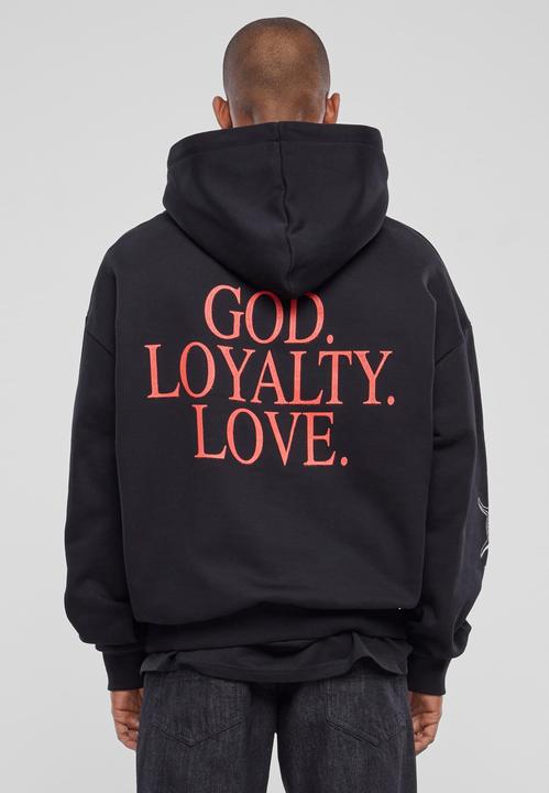 Immagine prodotto Urban Classics Felpa con cappuccio oversize ultra pesante Dio Lealtà Amore - 119373 (4XL)