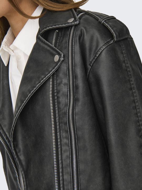 Actual product image Only Band collar Cuffs with zip Biker jacket Biker jacket (M)