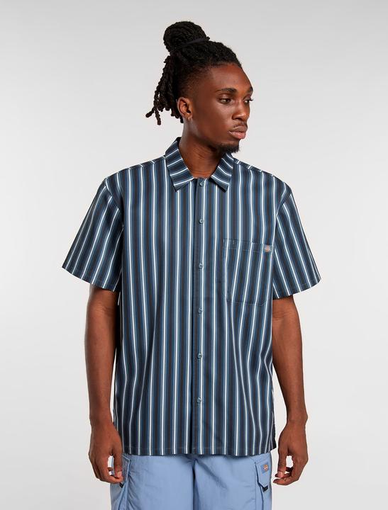 Actual product image Dickies Multi Stripe Work Shirt S/S (L)