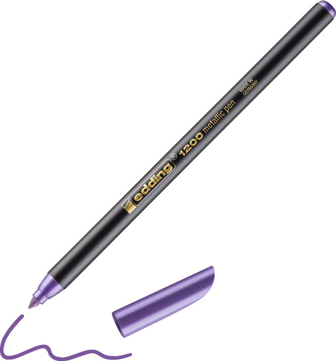 Actual product image Edding Fibre Pen Metallic Colour Pen (Lilac, 1 x)