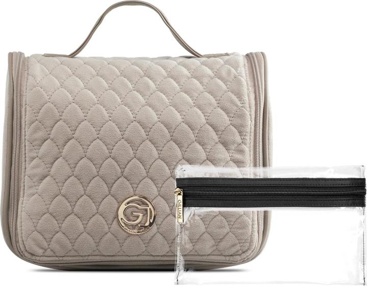 Cimi Gillian Jones - Organizer Cosmetic Bag Beige velour
