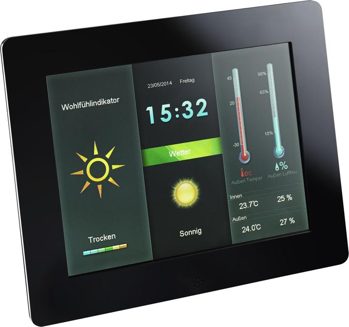 Produktbild Intenso Photobase 8", JPEG, Schwarz (8", 800 x 600 Pixel)