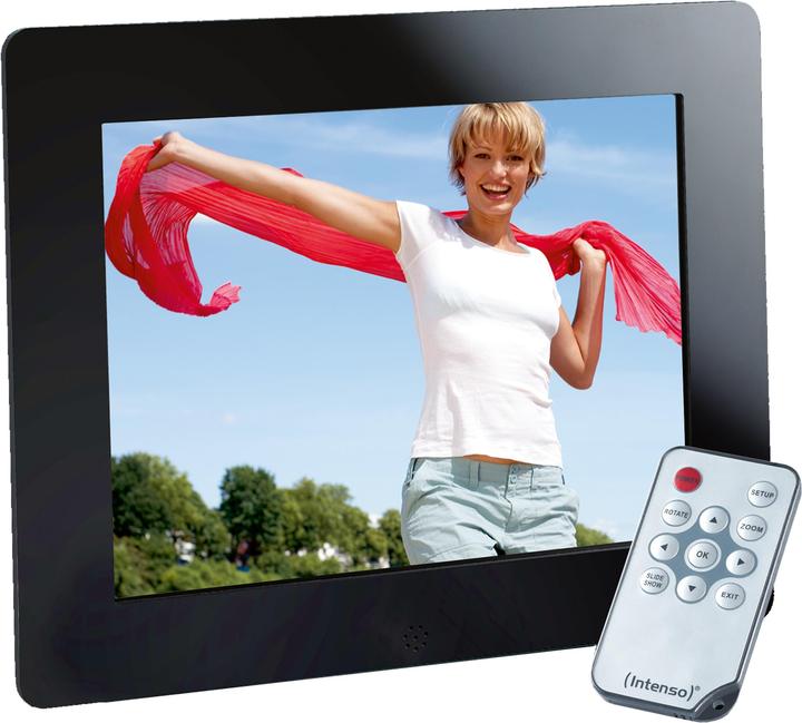 Intenso Photobase 8", JPEG, Schwarz (8", 800 x 600 Pixel)