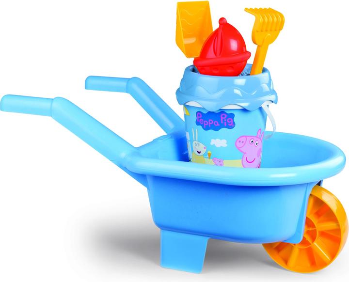 Produktbild Smoby Peppa Pig Schubkarre mit Eimergarnitur