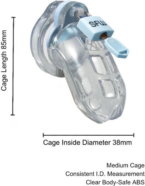 Actual product image Rimba Penis Chastity Cage Kit Paris