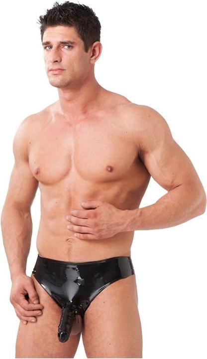Actual product image Rimba Latex men briefs with penis sheath (XL)