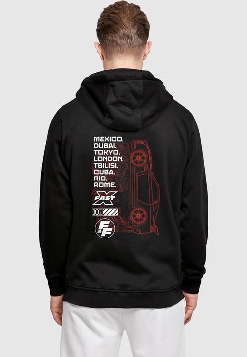Immagine prodotto Merchcode Fast X - Felpa con cappuccio Cities Basic - 165381 (3XL)