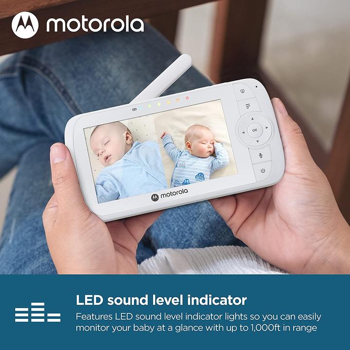 Image du produit Motorola Moniteur pour bébé Video EASE 35 Twin (Vidéo et audio, 300 m)