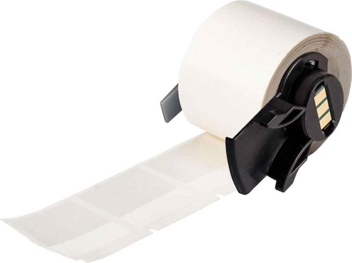 Actual product image Brady Self Laminating Label Roll, Vinyl, 38.1 x 38.1mm, 250pcs, White