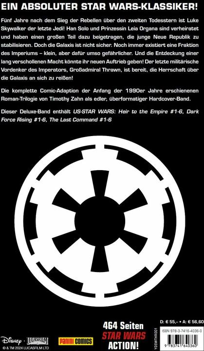 Produktbild Panini Star Wars Comics: Die Thrawn-Trilogie Deluxe (Deutsch, Terry Dodson, Fred Blanchard, Timothy Zahn, Vincent Rueda, Edvin Biukovic, Mike Baron, 2024)