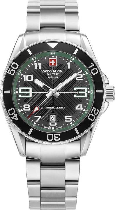 Immagine prodotto Swiss Alpine Military 7029.1134 Orologio da uomo Raptor 42mm 10ATM (Orologio sportivo, Fatto in Svizzera, 42 mm)