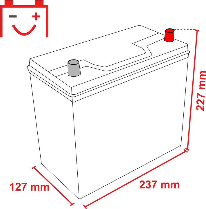 Image du produit Varta Bleu dynamique B32 (12 V, 45 Ah, 330 A)
