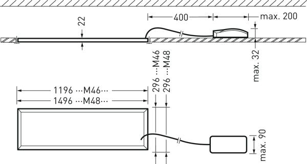 Produktbild Trilux TRIL LED-Einbauleuchte (4200 lm)