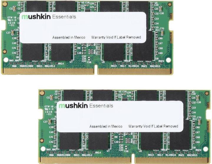 Produktbild Mushkin D4S64GB 2666-19 Essentials 1,2v K2 MSK (2 x 32GB, 2666 MHz, DDR4-RAM, SO-DIMM)