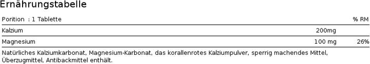 Nährwerte und Zutaten ESN L-Carnitine (120 Stück, Kapseln, 250 g)