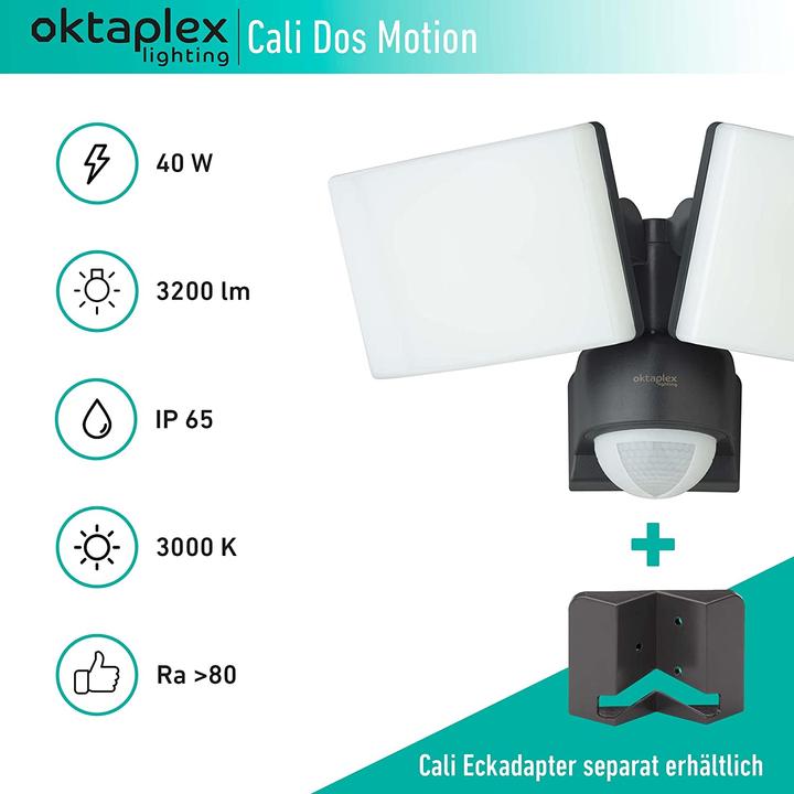 Produktbild Oktaplex lighting Cali Dos Motion (3200 lm, IP65)