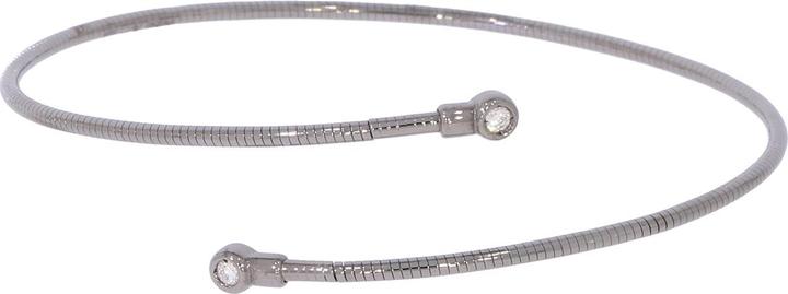 Pesavento Armband rutenio mit zwei Brillanten 0,06ct. WDNAB159 (6.20 cm, 925 Sterling Silber)