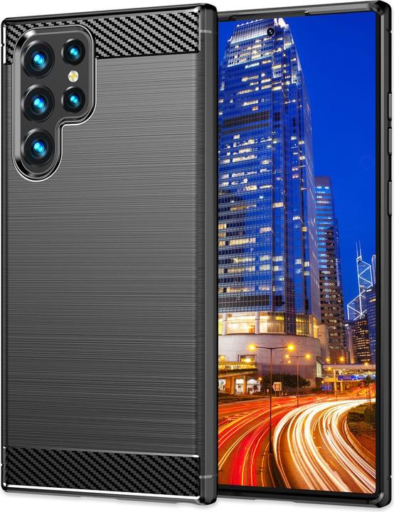 Image du produit Nalia Étui en silicone aspect carbone (Samsung Galaxy S24 Ultra)