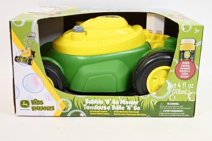Actual product image John Deere Bubble & Fun Rasenmäher