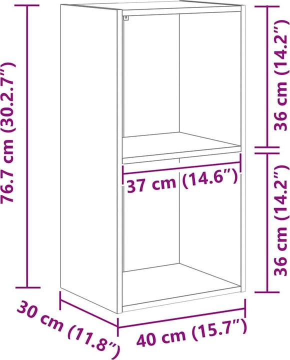 Image du produit VidaXL Bibliothèque (40 x 30 x 76,5 cm)