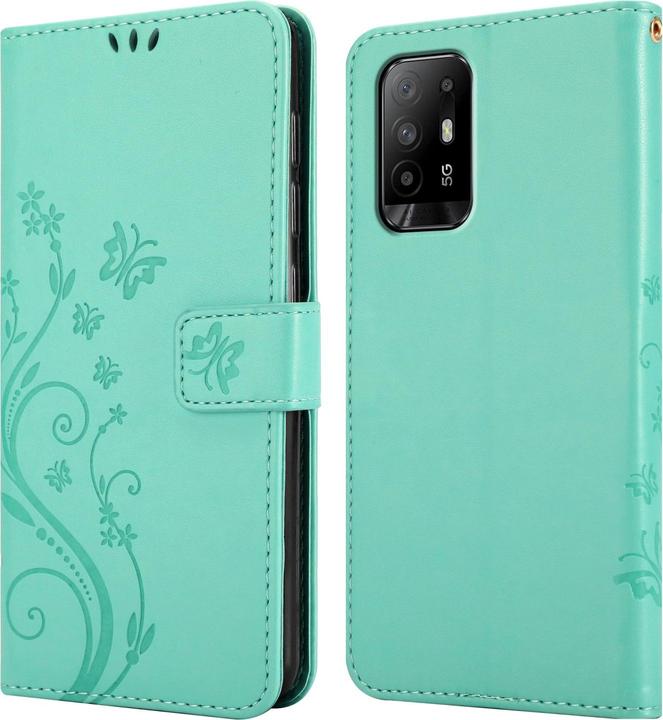 Produktbild Cadorabo Flower Book Hülle (Oppo A94 5G)
