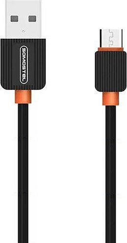Somostel USB cable USB-A - microUSB 1 m Black (28260) (1 m, USB 2.0)
