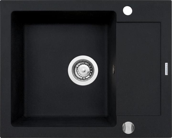 Pyramis Ceramic sink MIDO 62x50 1B 1D Carbon (Aufsatzspülbecken, 50 cm, 62 cm)