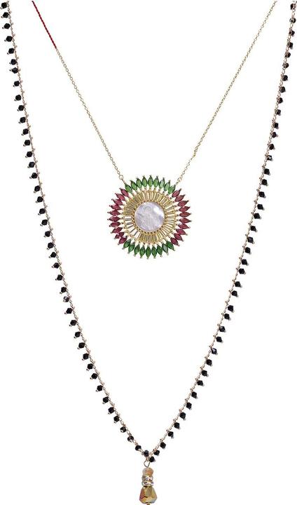 Uzurii Halskette Maria Flower (925 Sterling Silber)