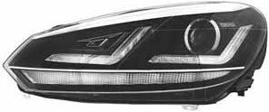 Actual product image Osram Ledriving Xenarc Golf VI Chrome Edition (D8P)